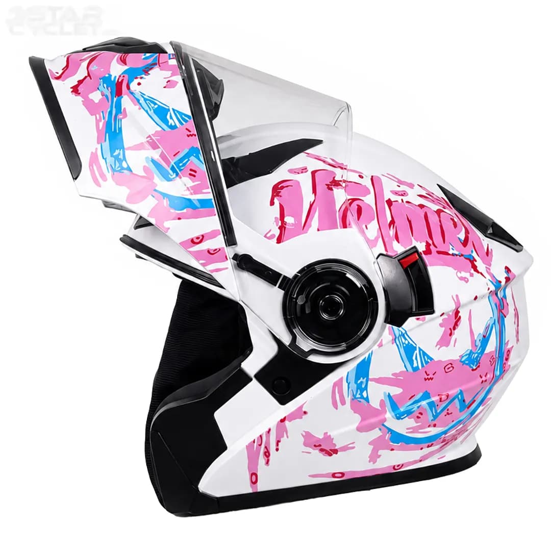 کلاه کاسکت فک متحرک ردلاین مدل 34-939 BRIGHT CREAM HELMET — تصویر ۳