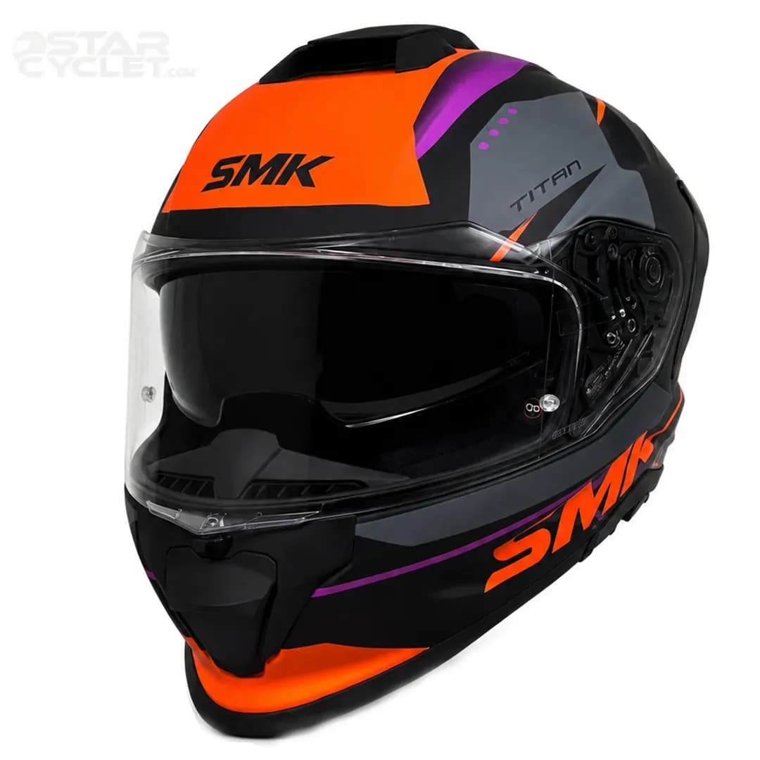 کلاه کاسکت فک ثابت اس ام کی مدل TITAN SPORTER MA279
