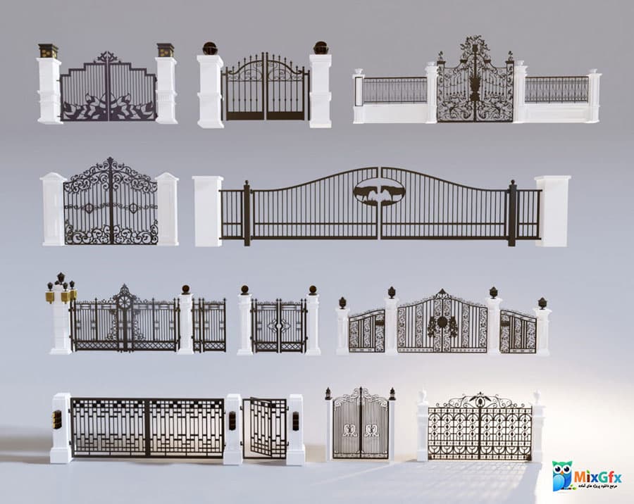 دانلود مدل سه بعدی گیت 3D Model Gate