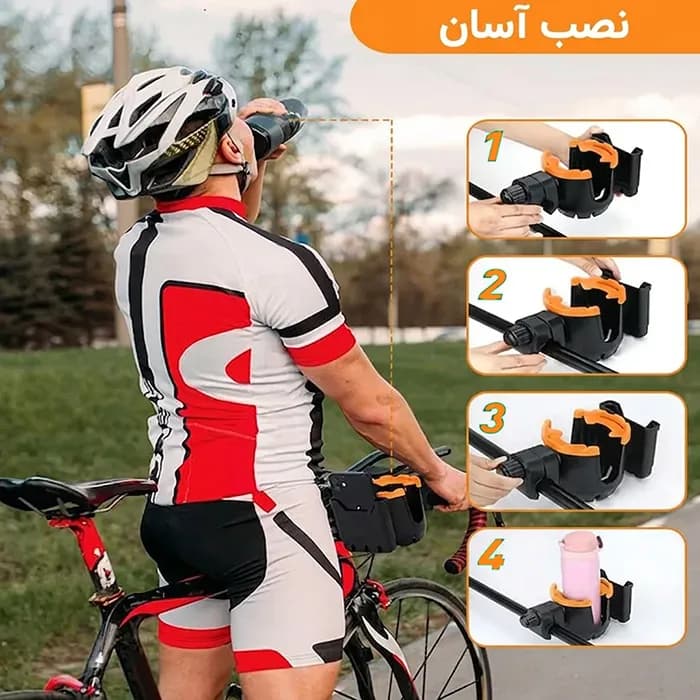 هولدر موبایل و لیوان رو فرمانی UNIVERSAL مدل PJ129 BLACK GREEN — تصویر ۱۱