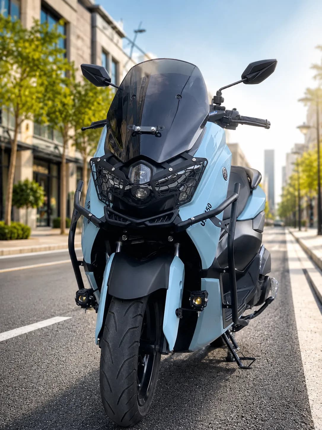 محافظ چراغ جلوی موتورسیکلت YAMAHA مدل NMAX NEW — تصویر ۳