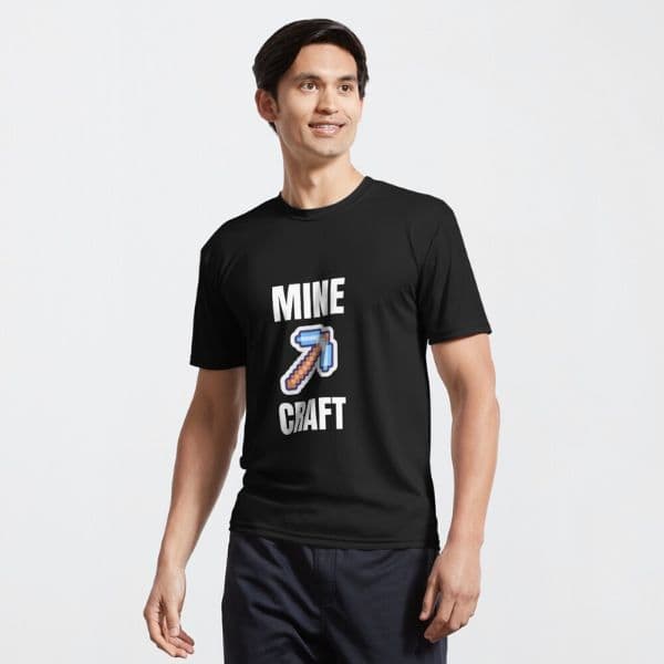 تی شرت گیمینگ mine craft — تصویر ۲