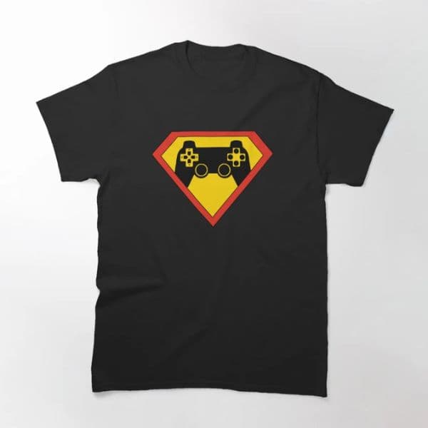 تی شرت گیمینگ Super Gamer Classic — تصویر ۳