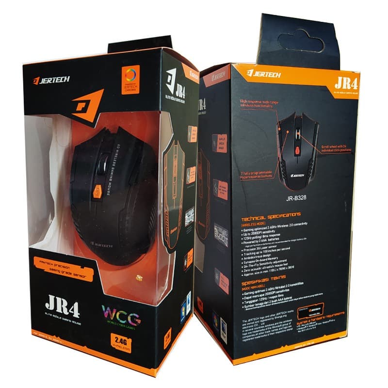 ماوس گیمینگ بی سیم JERTECH جرتک مدل JR4
