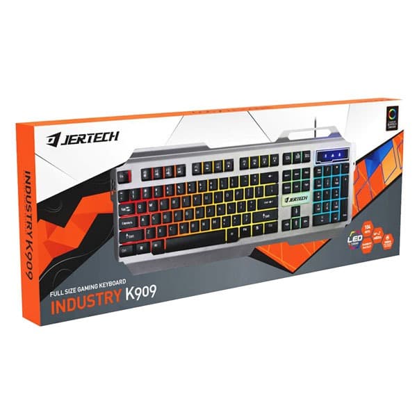 کیبورد گیمینگ سیم دار JERTECH جرتک مدل Industry K909