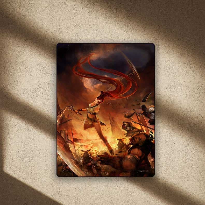 متال پوستر طرح شمشیر بهشتی (Heavenly Sword)