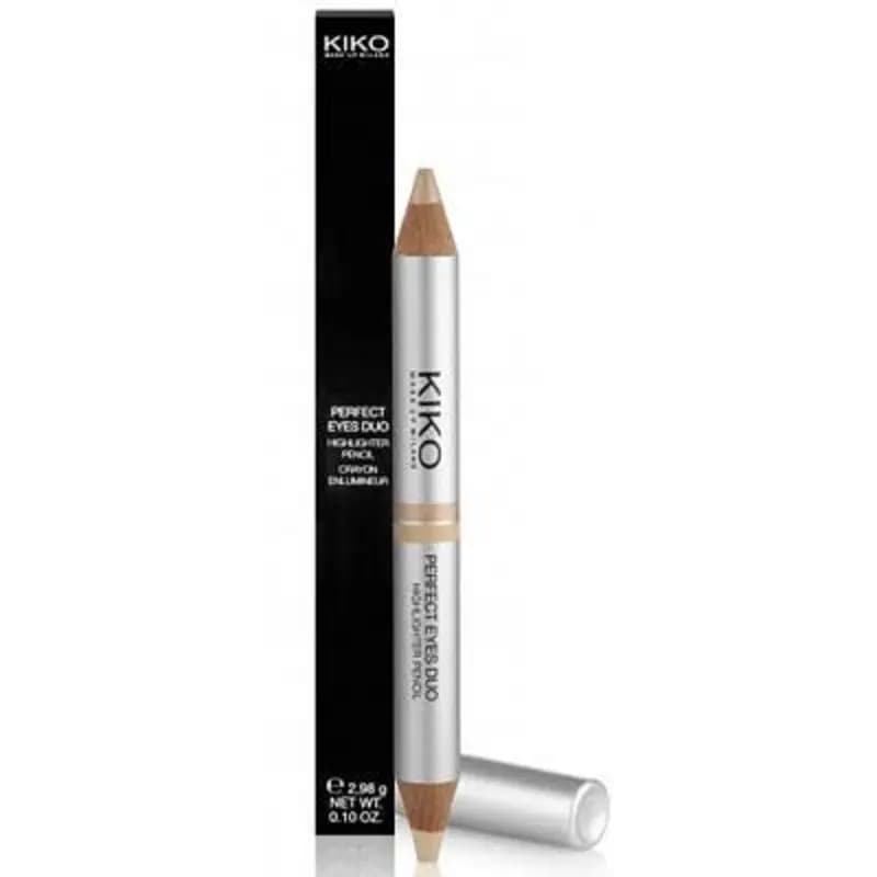 مداد هایلایتر دو سر چشم کیکو میلانو دو فینیش مات و مرواریدی _ KIKO MILANO Perfect Eyes Duo Highlighter Pencil — تصویر ۲