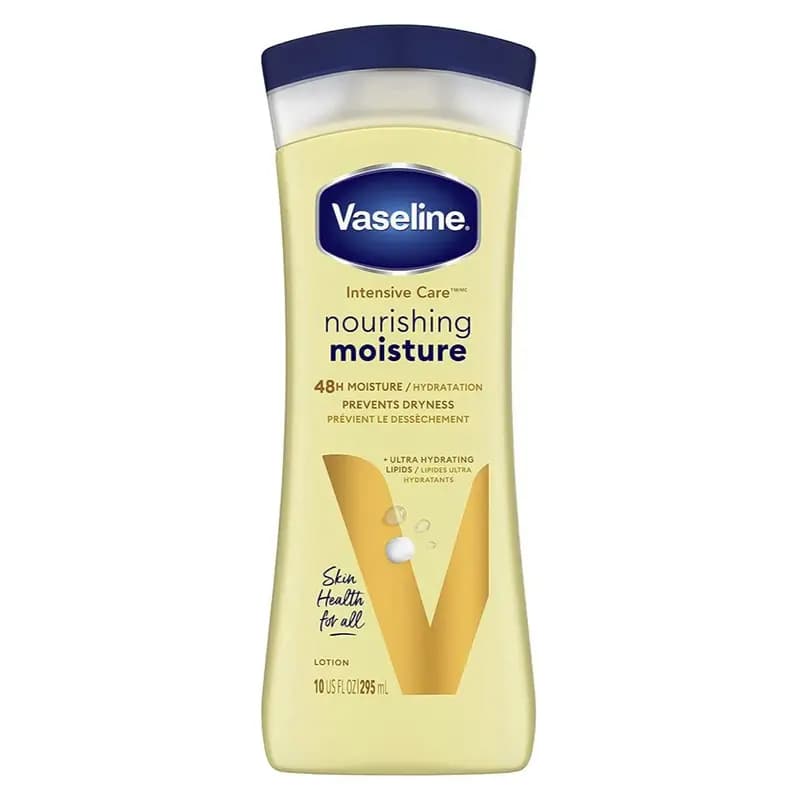 لوسیون بدن وازلین مدل Intensive Care Nourishing Moisture – مرطوب‌کننده و مغذی پوست