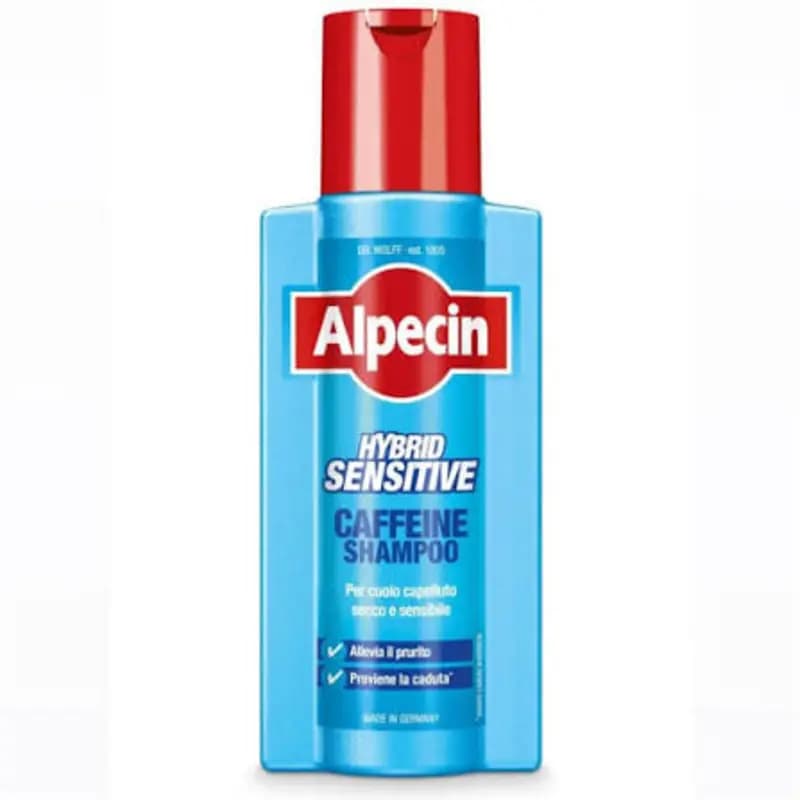 شامپو ضدریزش و ابرسان هیبرید آلپسین _ Alpecin Hybrid Sensitive Caffeine Shampoo