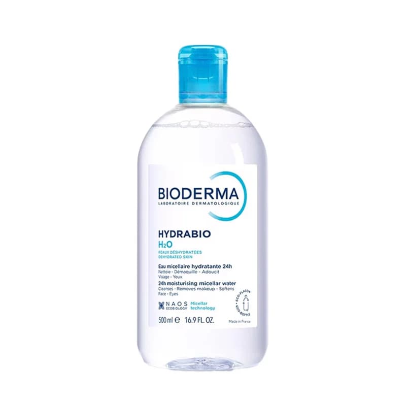 میسلار واتر آبرسان و پاک‌کننده بایودرما Bioderma Hydrabio H2O Micellar Water 500ml