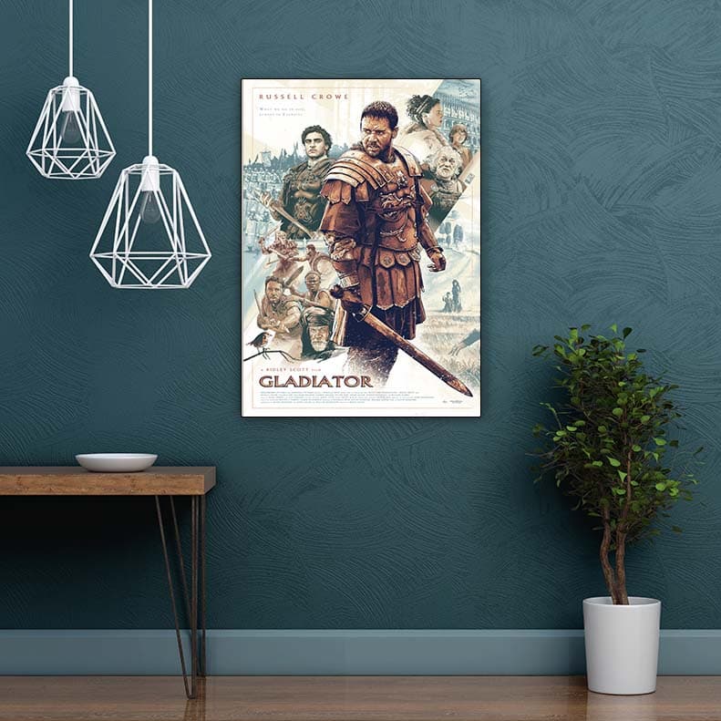متال پوستر طرح گلادیاتور (gladiator)