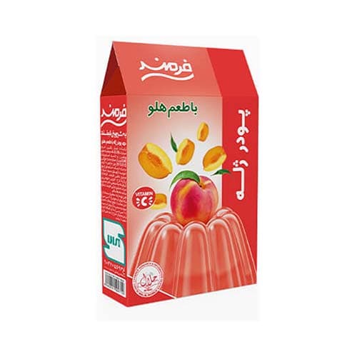 پودر ژله هلو فرمند – 100 گرم — تصویر ۲