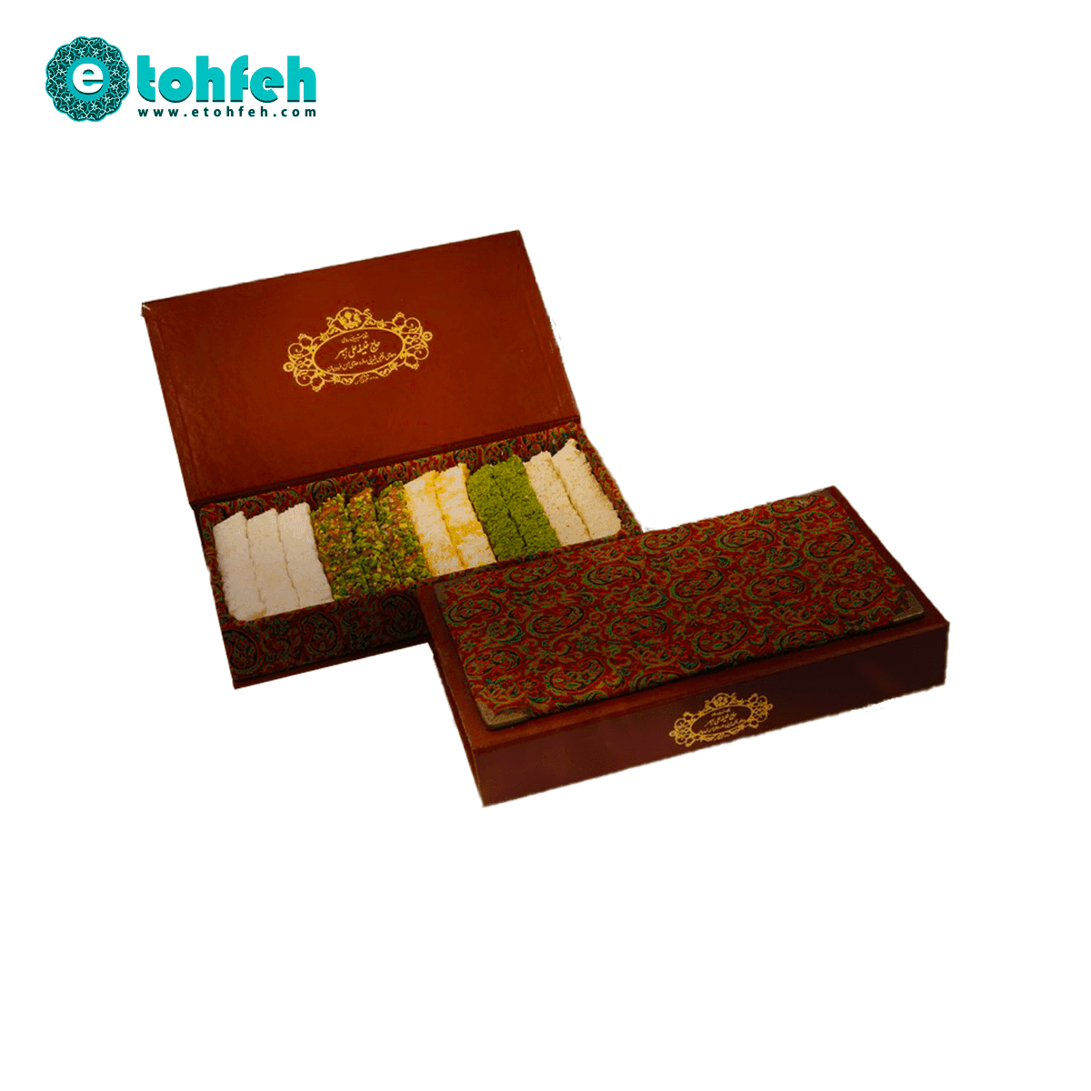 شیرینی ۵ لوز طرح ترمه