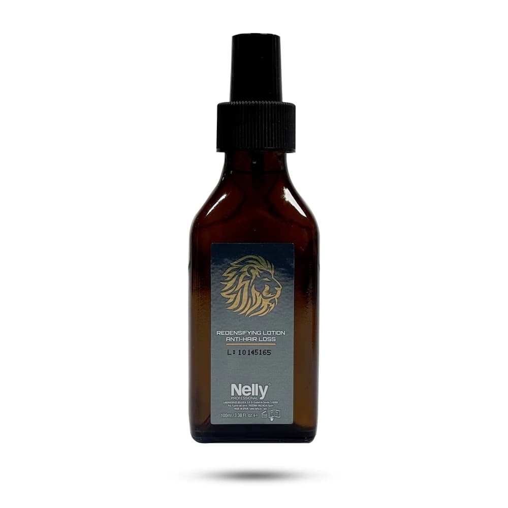 لوسيون ضد ريزش مردانه نلی NELLY مدل Redensifying Lotion تقویت کننده و محرک رشد مو 100 ميل — تصویر ۳