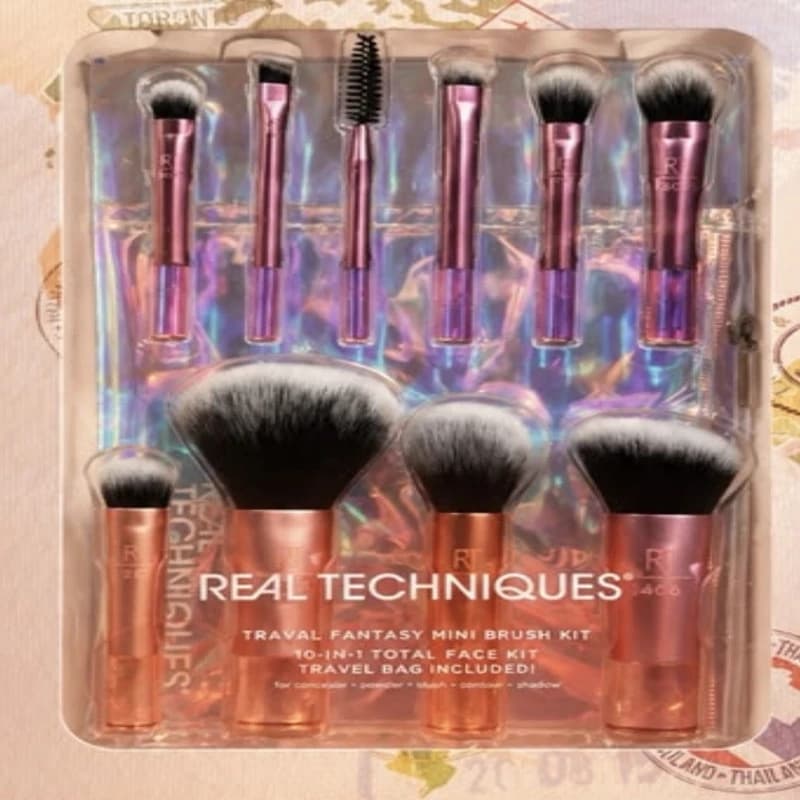 ست براش آرایشی ریل تکنیک Real Techniques مدل Travel Fantasy Mini Brush Kit (10 تکه) — تصویر ۲