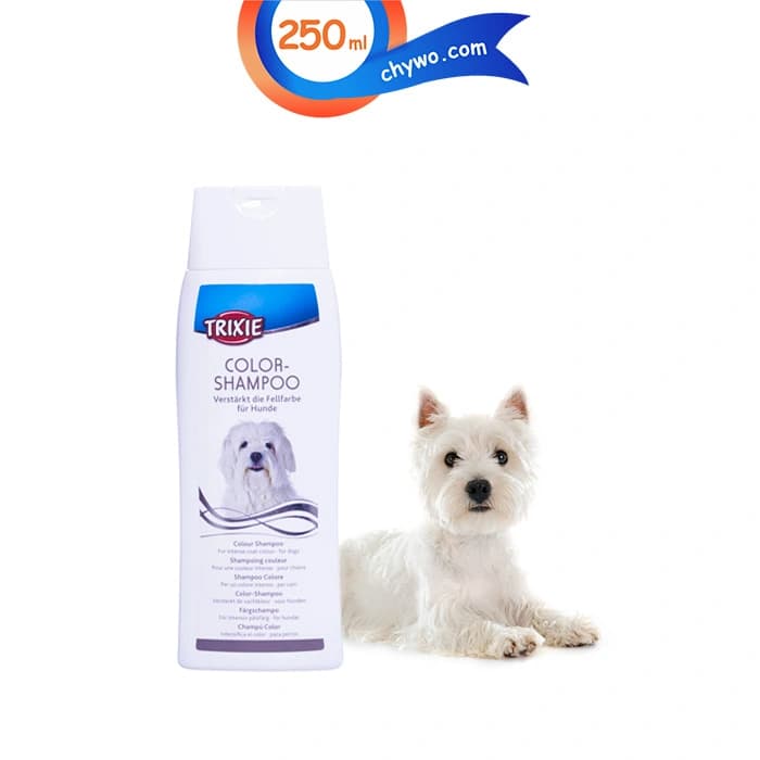 شامپو تریکسی سگ با موهای سفید و روشن وزن 250 میلی لیتر Trixie Color Shampoo