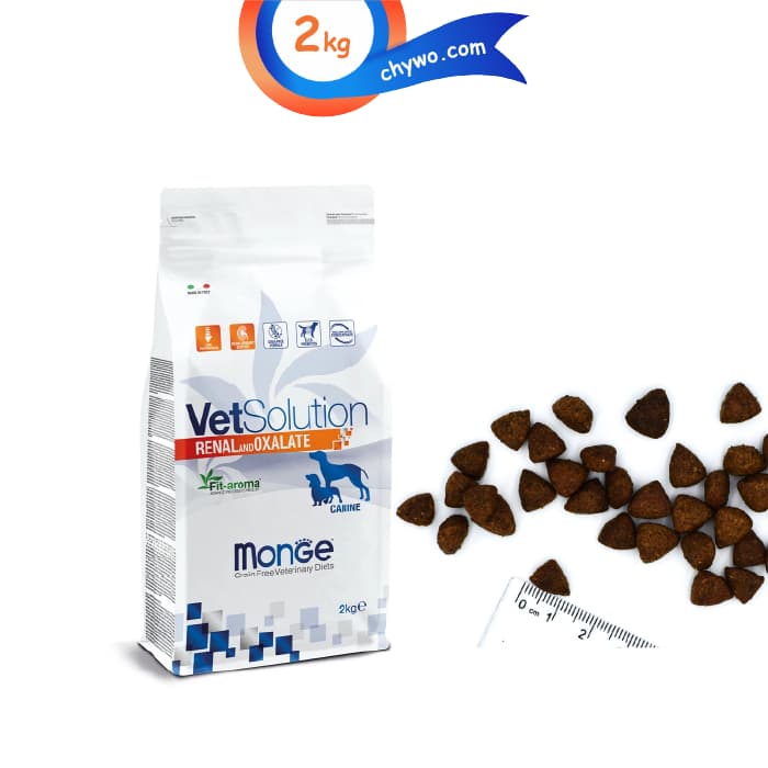غذای خشک سگ مونژه رنال اگزالات طعم مرغ وزن 2 کیلوگرم Monge VetSolution Renal Oxalate — تصویر ۳