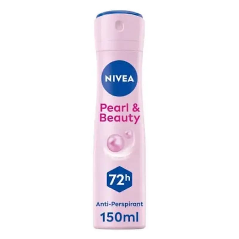 اسپری ضدتعریق زنانه نیوآ مدل Pearl & Beauty (پرل اند بیوتی) حجم 150 میلی‌لیتر NIVEA Women Pearl & Beauty Anti-Perspirant Spray 150ml