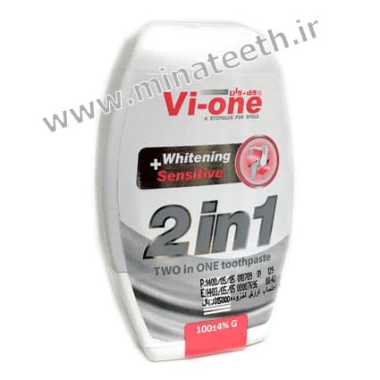 خمیردندان 2در1 وی-وان(سفیدکننده+ضدحساسیت)