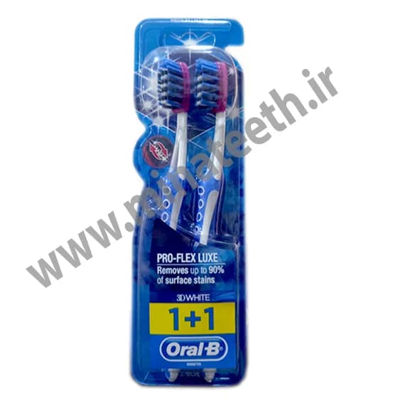 مسواک دوقلو اورال بی پروفلکس pro-flex با برس متوسط
