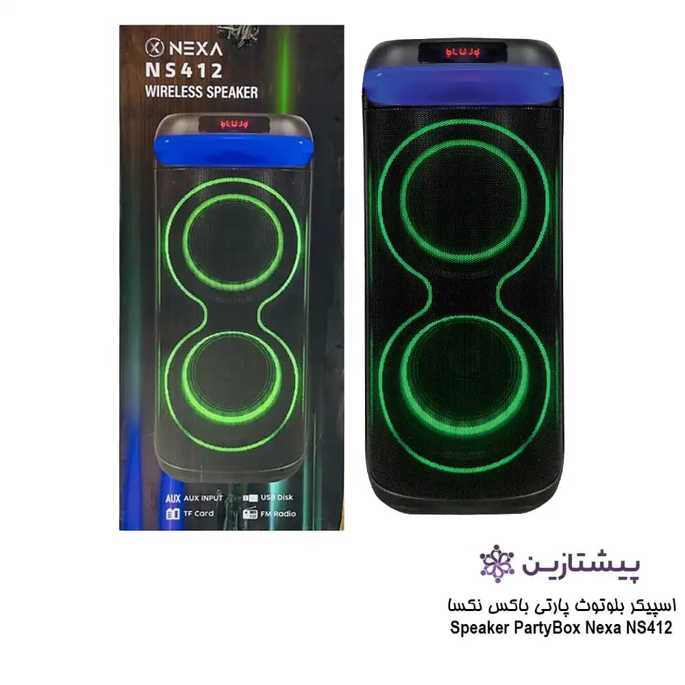 اسپیکر پارتی باکس بلوتوث نکسا Speaker PartyBox Nexa NS412 — تصویر ۳