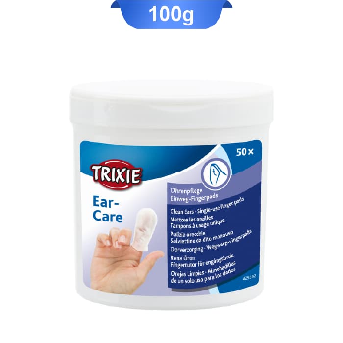 پد تمیزکننده گوش سگ و گربه تریکسی 50 عددی Trixie Ear Care — تصویر ۲