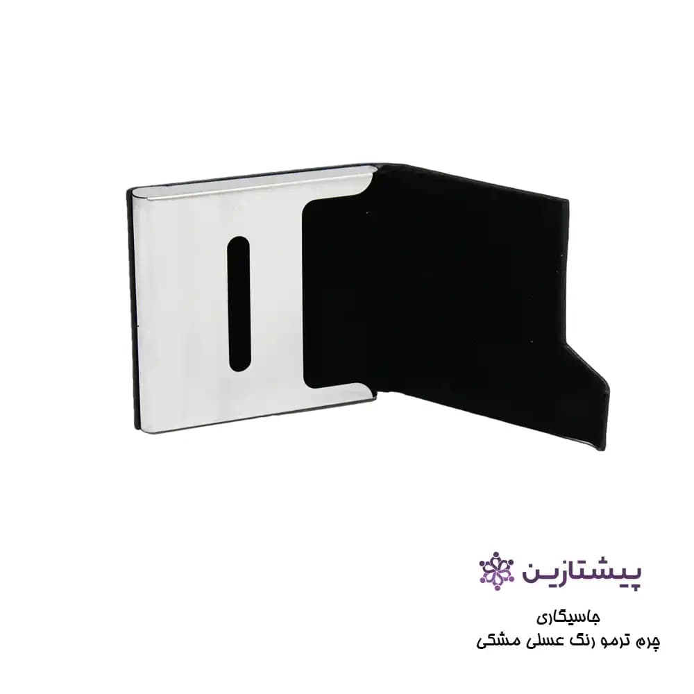 کیف جا سیگاری چرم ترمو مشکی مدل C3 — تصویر ۳