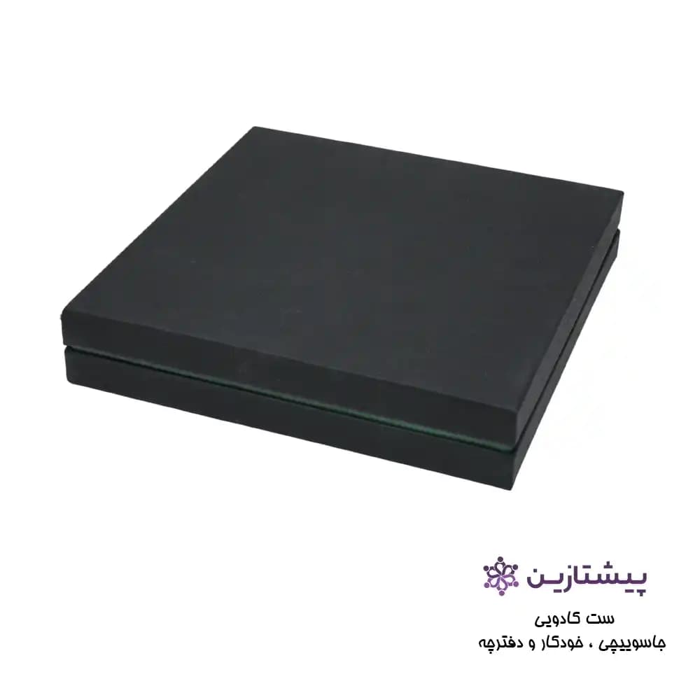 ست هدیه نفیس طرح کتان چرم مصنوعی مدل S23 — تصویر ۳