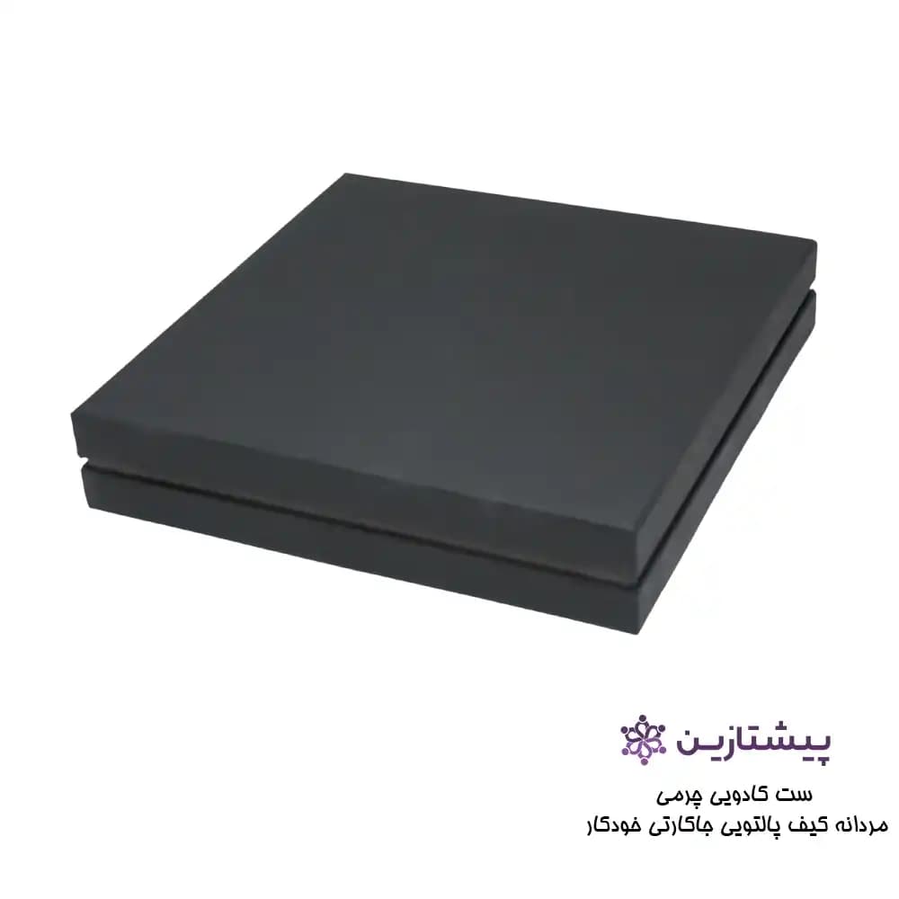 ست هدیه خودکار دفتر یاداشت جاکارتی جاسوییچی چرم مصنوعی مدل S31 — تصویر ۳