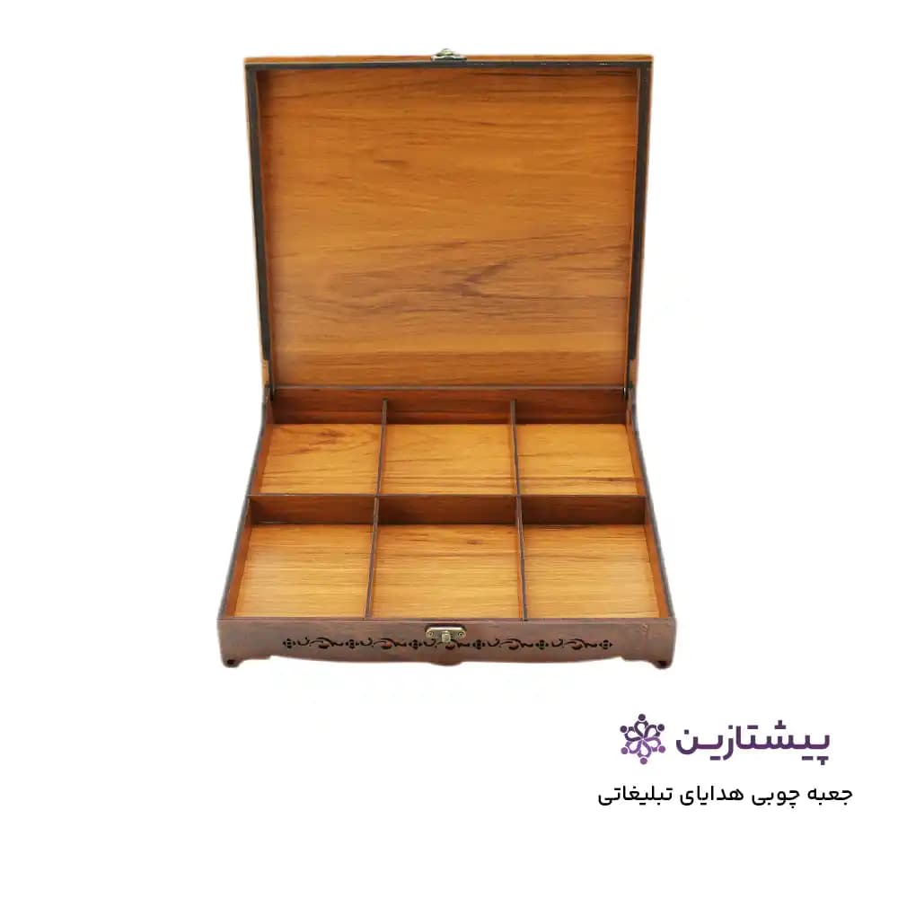 جعبه چوبی هدایای تبلیغاتی کاربردی سایز 2 — تصویر ۳