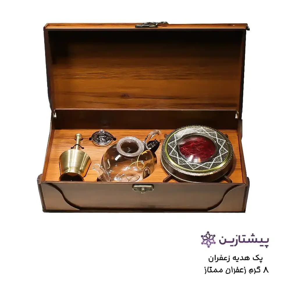 زعفران کادویی 8 گرم زعفران ممتاز