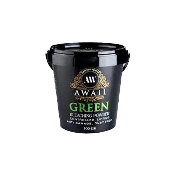 پودر دکلره آوایی 500 گرمی سبز Awaii Bleaching Powder 500 g