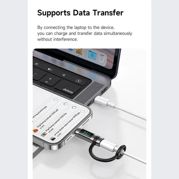 مبدل مک دودو OT-261 USB-C به Lightning | شارژ سریع 36 وات — تصویر ۳