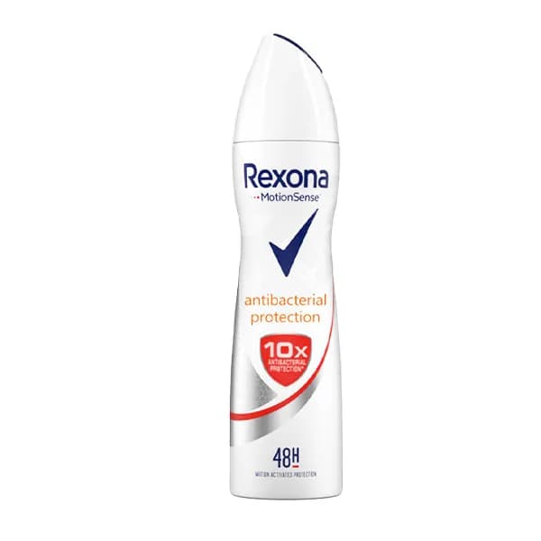 اسپری زنانه رکسونا ضد تعریق آنتی باکتریال پروتکشن antibacterial protection