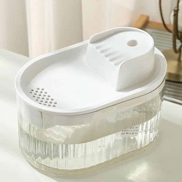 آبخوری اتوماتیک گربه و تصفیه آب ظرفیت 1/5 لیتر مدل آکات کد 106329 — تصویر ۴