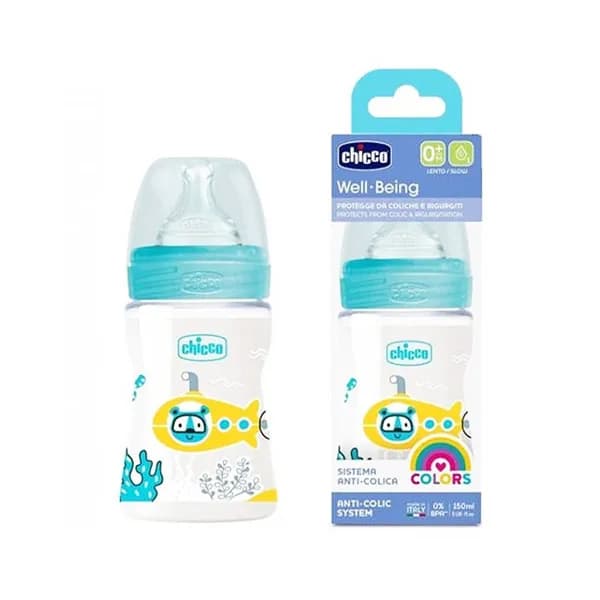 شیشه ویل بینگ سیلیکان پسرانه چیکو 150 میل chicco — تصویر ۲