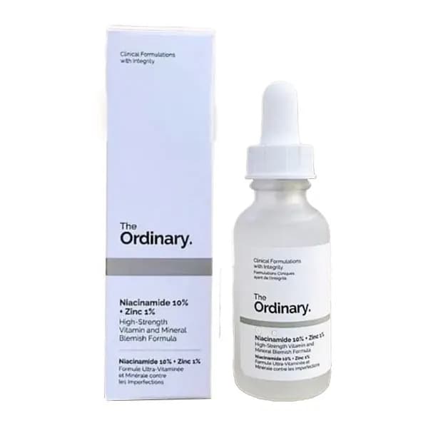 سرم پوست نیاسینامید اوردینری مدل 1% Niacinamide 10% + Zinc حجم ۳۰ میلی لیتر