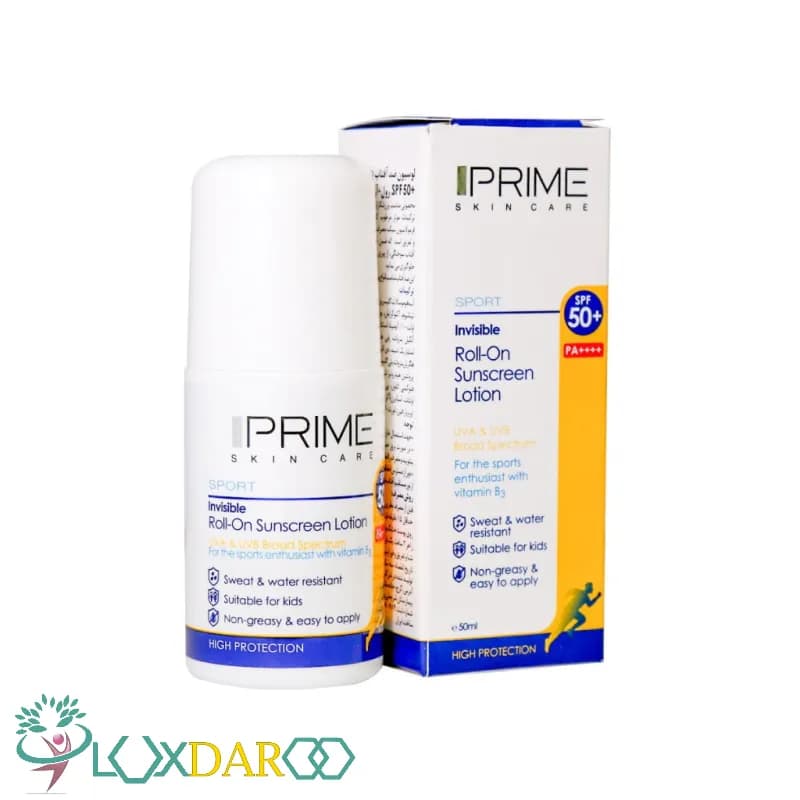 ضد آفتاب لوسیون رولی بی رنگ +SPF50 پرایم — تصویر ۴