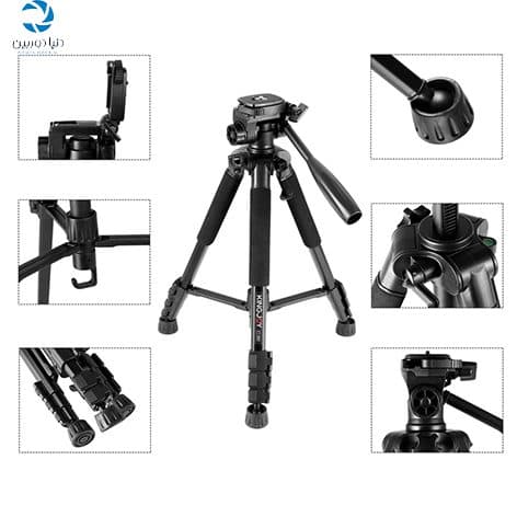 سه پایه کینگ جوی مدل VT-860 — تصویر ۲