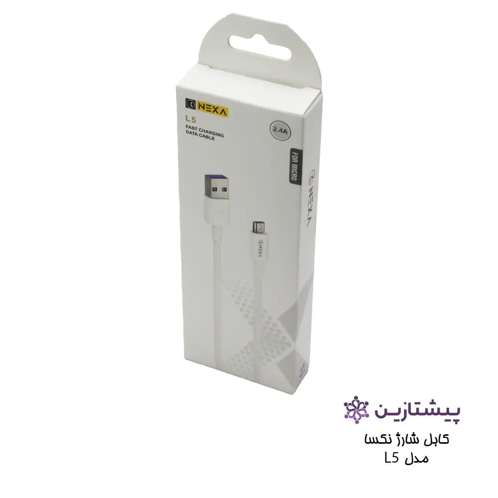 کابل شارژ نکسا مدل L5 ( یو اس بی به میکرو) — تصویر ۲