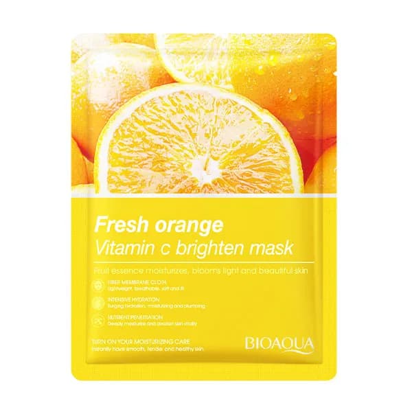ماسک ورقه ای صورت پرتقال بیو آکوا BIOAQUA