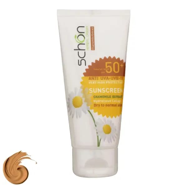 ضد آفتاب مناسب پوست خشک تا نرمال رنگ بژ طبیعی SPF50 شون