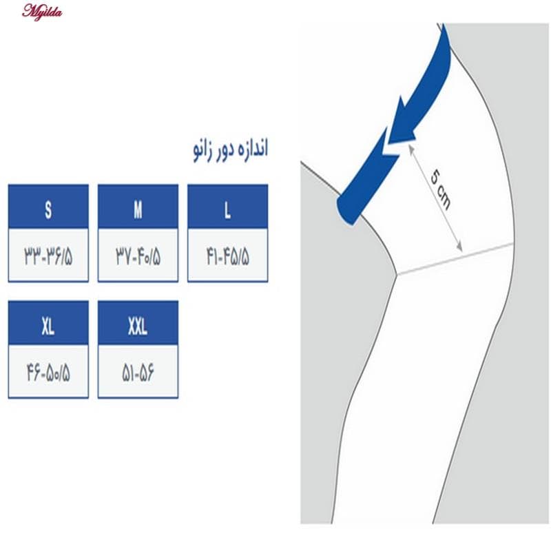 زانو بند پاک سمن مدل 501112 — تصویر ۳