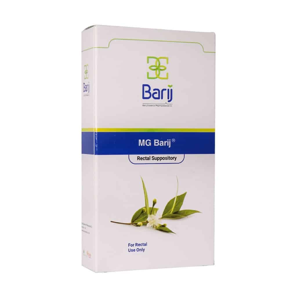 شیاف ام جی 1800میلیگرم باریج