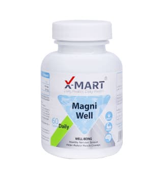 قرص مگنی ول منیزیم + ویتامین ب6 (400میلیگرم + 30میلیگرم) ایکس مارت 60 عددی