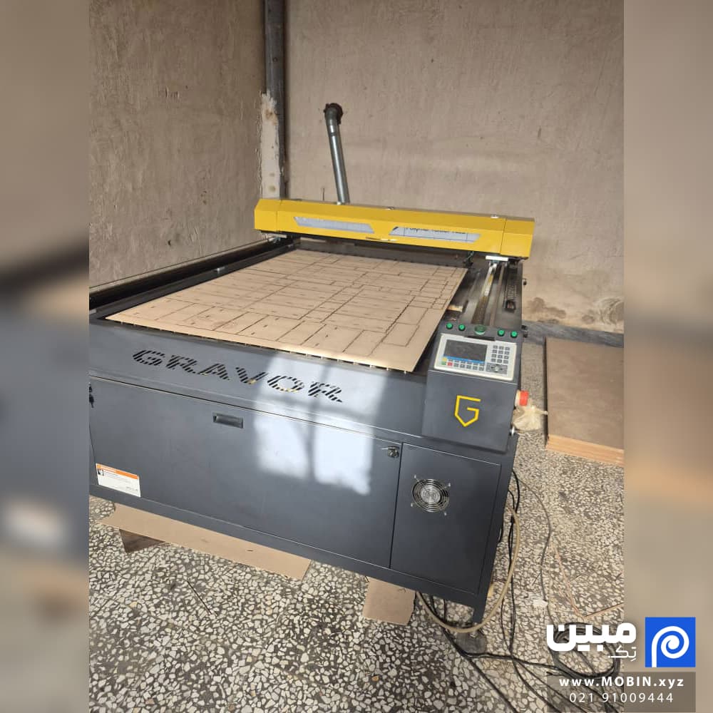 دستگاه برش لیزر غیر فلزات در مرودشت – دست دوم 180×130 مبین تک