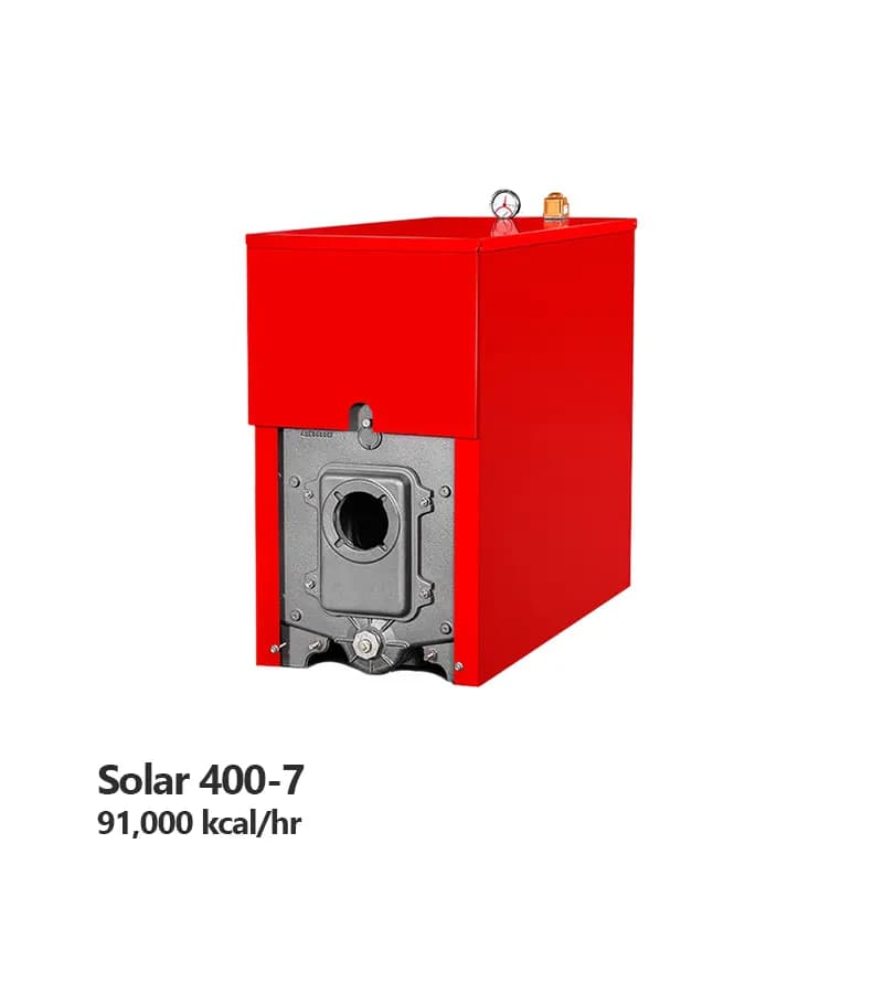 دیگ چدنی سولار 400 شوفاژکار 7 پره — تصویر ۵