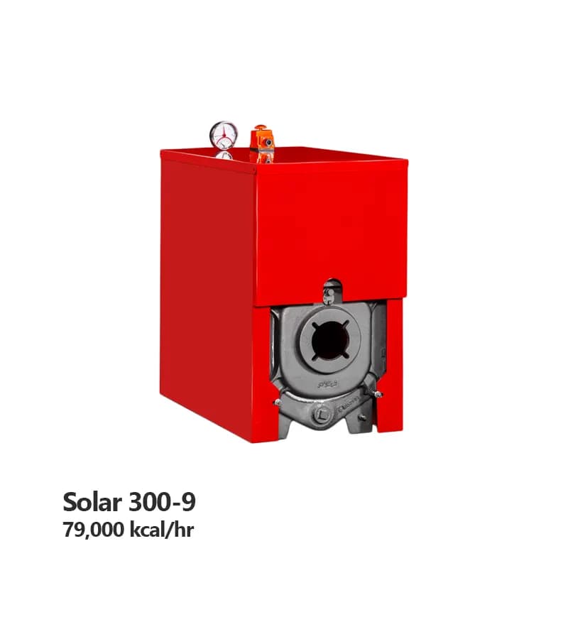 دیگ چدنی سولار 300 شوفاژکار 9 پره — تصویر ۵