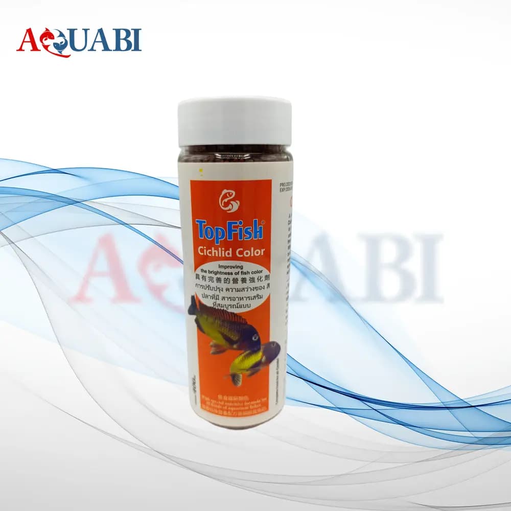 غذای ریز ماهی سیچلاید کالر 400 میل تاپ فیش
