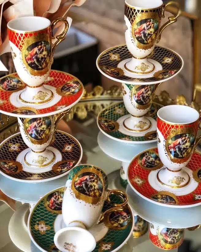 ست قهوه خوری آجار مدل BAROCK